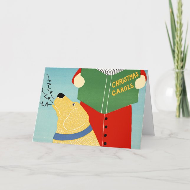 Stephen Huneck Tarjeta de felicitación "Navidades  (Anverso)