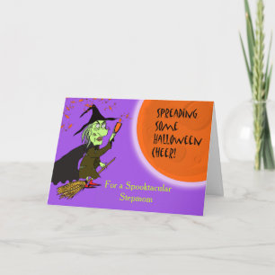 Stepmom Halloween Witch con tarjeta de poción