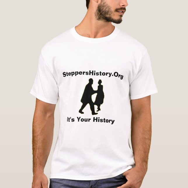 SteppersHistory.Org, es su camisa de la historia (Anverso)
