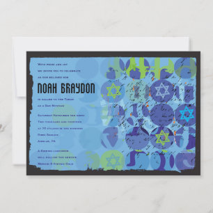 STEPPING STONES Bar Bat Mitzvah Invitación