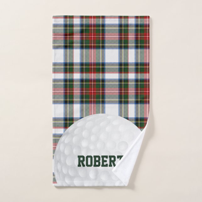 Stewart Dress Tartan Plaid Golf Toalla (Toalla de mano)