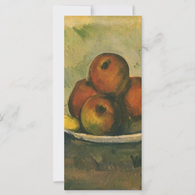 Still Life with Apples de Paul Cezanne (Anverso)