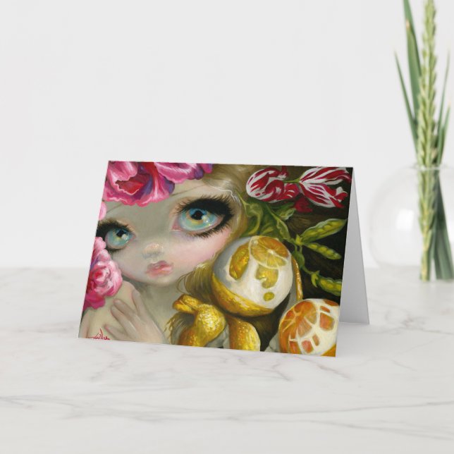 "Stilleven III:  Tarjeta de felicitación de (Anverso)