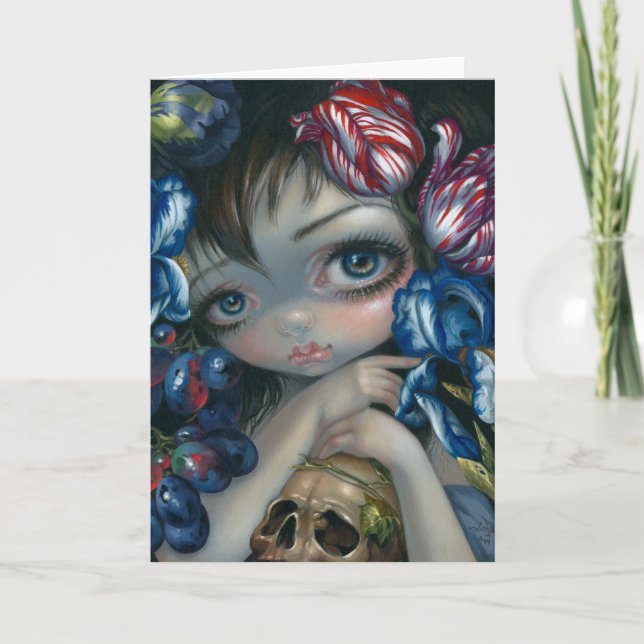 "Stilleven VII:  Tarjeta de felicitación de (Anverso)