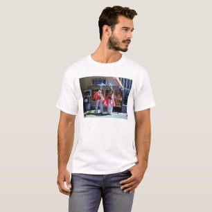 Stilt Dancers hombres camiseta blanca