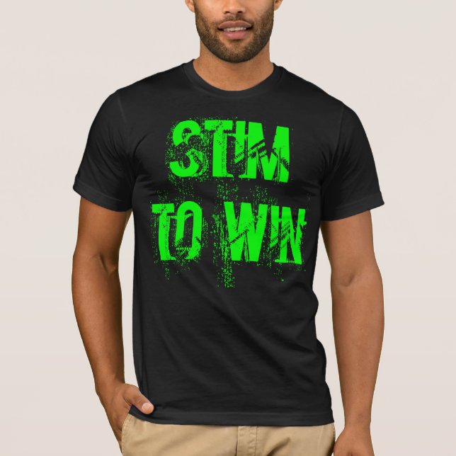 "Stim para ganar" la camiseta (Anverso)