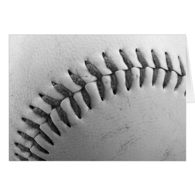 Stitches BASEBALL (blanco y negro) (Anverso (Horizontal))
