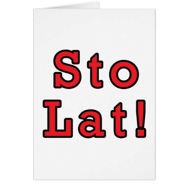 ¡Sto Lat! (Frente)