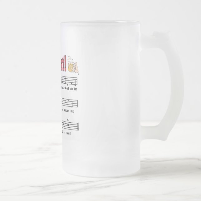 ¡Sto Lat! Canción con tazas de cerveza (Derecha)
