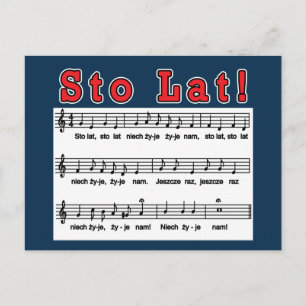 ¡Sto Lat! Postal de canción