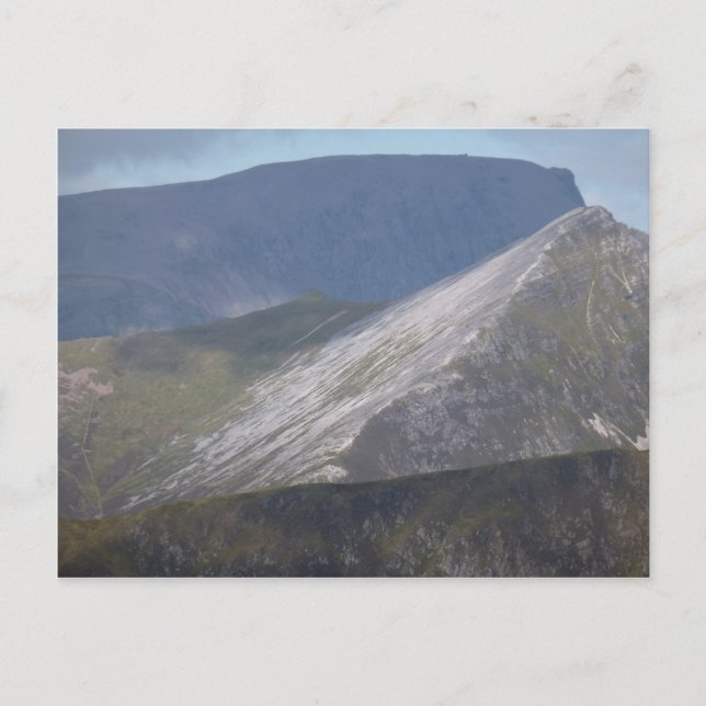 Stob Ban y la postal de Ben Nevis (Anverso)