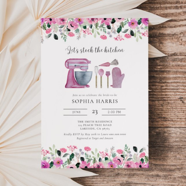 Stock The Kitchen Bridal Shower Invitación (Subido por el creador)