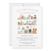 Stock the Kitchen Bridal Shower Invitation