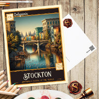 Stockton, California | Postal de época