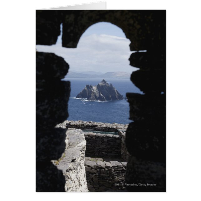Stone Beehive Monk Huts Clochanson Skellig Michael (Frente)