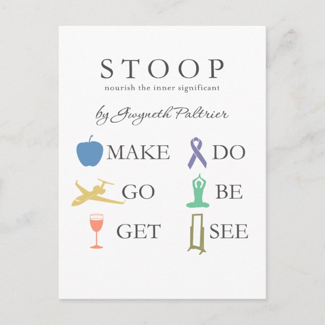 STOOP - Nutrir La Postales Significativa Interior (Anverso)