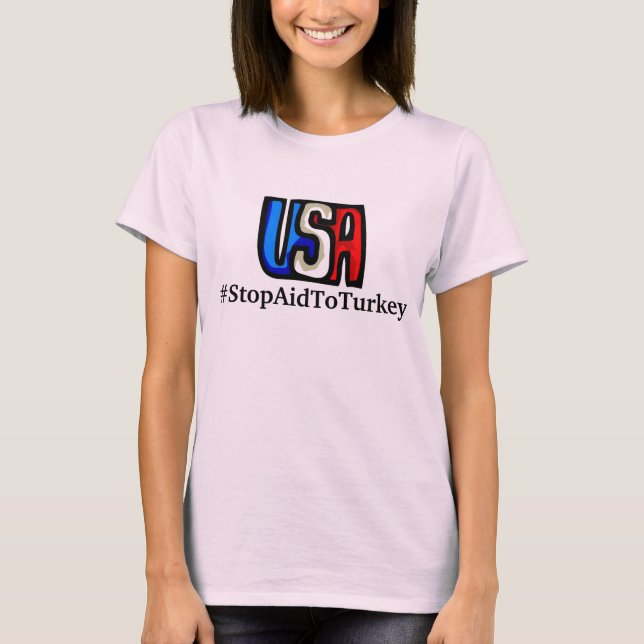 #StopAidToTurkey camiseta (Anverso)