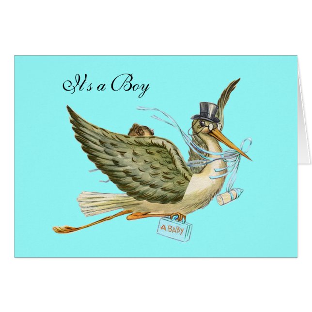 STORK BOY BABY SHOWER (Anverso (Horizontal))