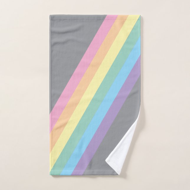 Stormy Sky & Rainbow Bath Towels  (Toalla de mano)