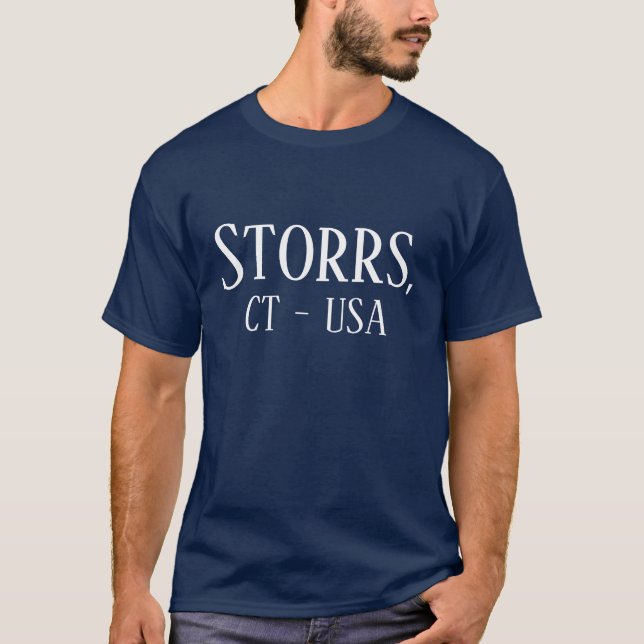 Storrs, CT USA, camiseta de un lado (Anverso)