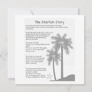 Story, Starfish Thrower, poema de Starfish