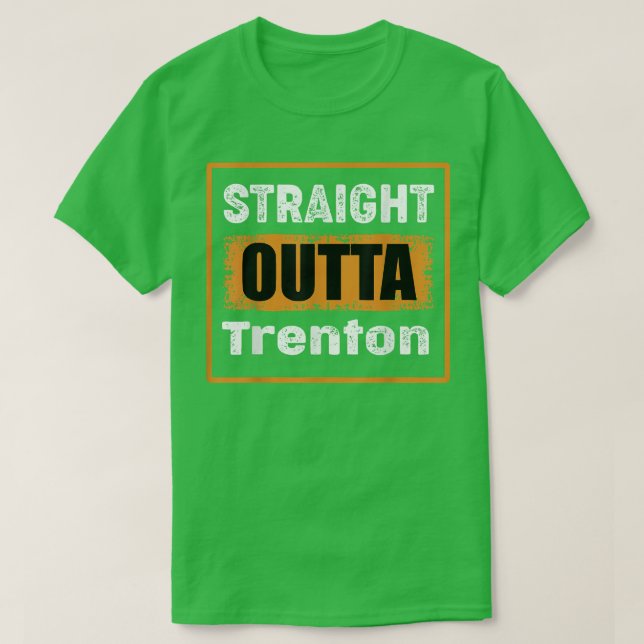 Straight Outta Trenton New Jersey Estados Unidos R (Diseño del anverso)