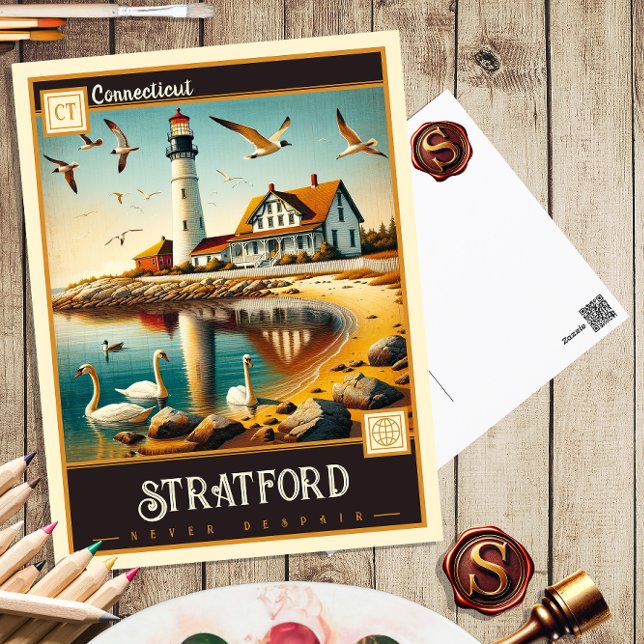 Stratford, Connecticut | Postal de época (Subido por el creador)