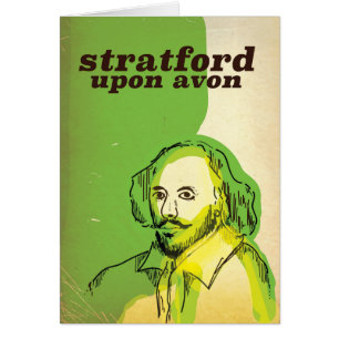 Stratford sobre el afiche de viajes al viejo estil