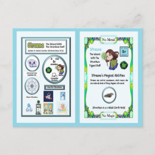 Strauna - Tarjeta de comercio de estroncio