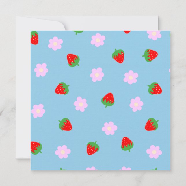 Strawberries & Flowers (Anverso)