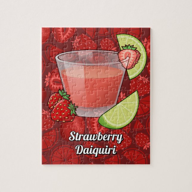 Strawberry Daiquiri Jigsaw rompecabezas (Vertical)