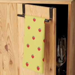 Strawberry Dots Kitchen Toalla