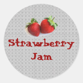 Strawberry Jam Pegatina