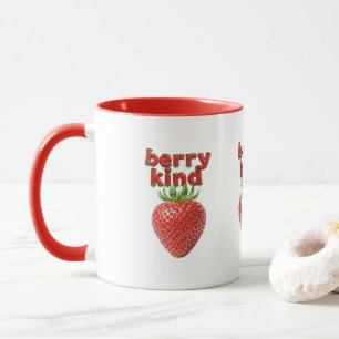 Strawberry Mug   Café de la Copa Cita Cita Positiv