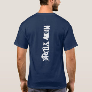 STREETWEAR TEXTO BLANCO FUENTE NUEVA YORK Camiseta