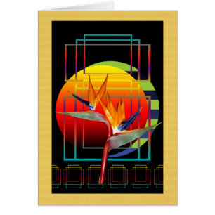 Strelitzia de la flor de la ave del paraíso