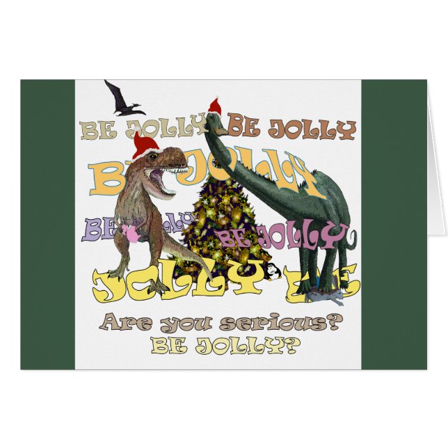 Stressful Holiday Dinosaurs (Anverso (Horizontal))