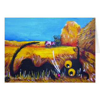 ¡Stressie en el heno!