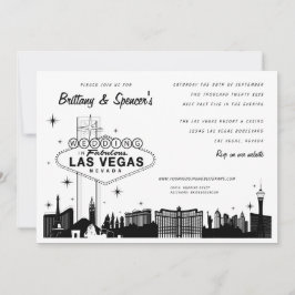 Strip de Las Vegas | Invitación a la boda de Las V