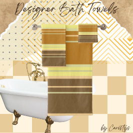 Stripes Brown, Tan, Amarillo, Apricot