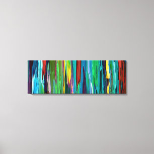 Stripesa ~ Wrapped Canvas Resumen Arte Moderno Gua