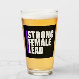 Strong Female Lead Feminist Empowerment Quote Logo