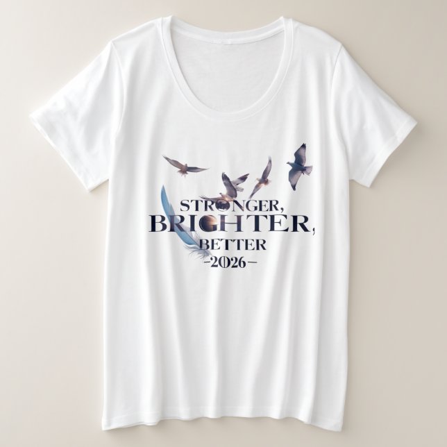 Stronger Brighter Better 2026 | Elegant Freedom  (Anverso del diseño)