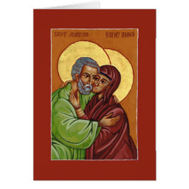 Sts Joachim & Anna Icon of Marital Love Card