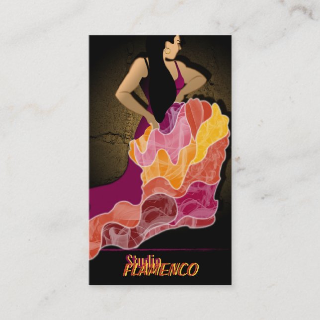 StudioFlamenco - Tarjeta de presentación (Anverso)