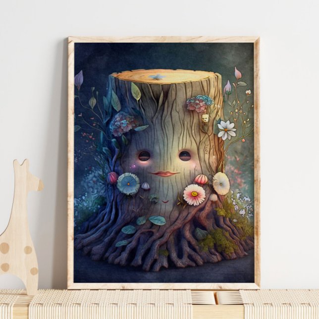 Stump Mystic Woodland Tree | Impresión de pared (Subido por el creador)