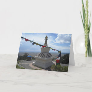 Stupa de Karmapa con tarjeta Crestone