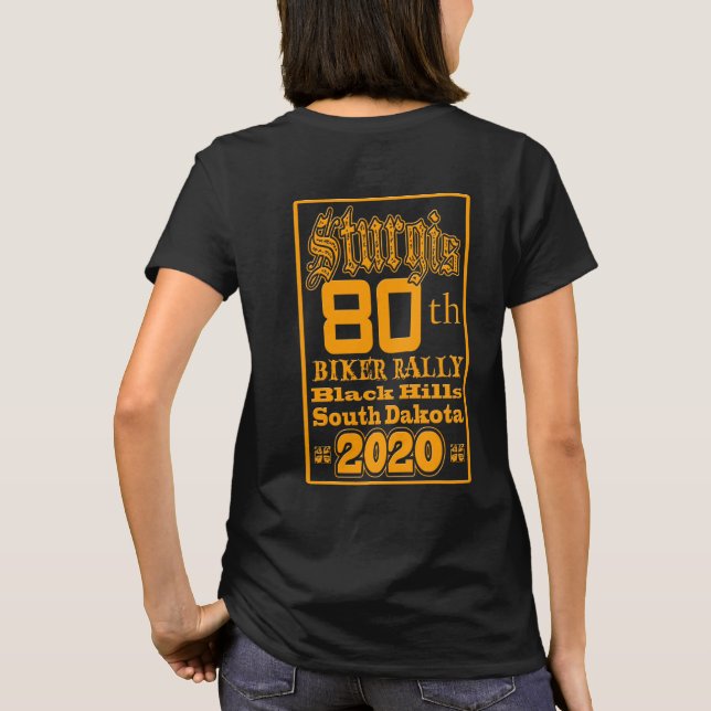 STURGIS 80.º CONCURSO BIKER 2020 CAMISETAS (Reverso)