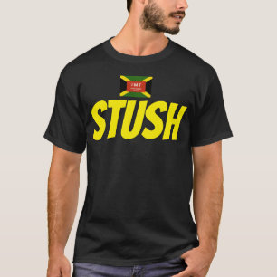 STUSH. Camiseta básica oscura JMT