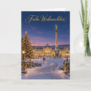 Stuttgart Schlossplatz Feliz Navidad